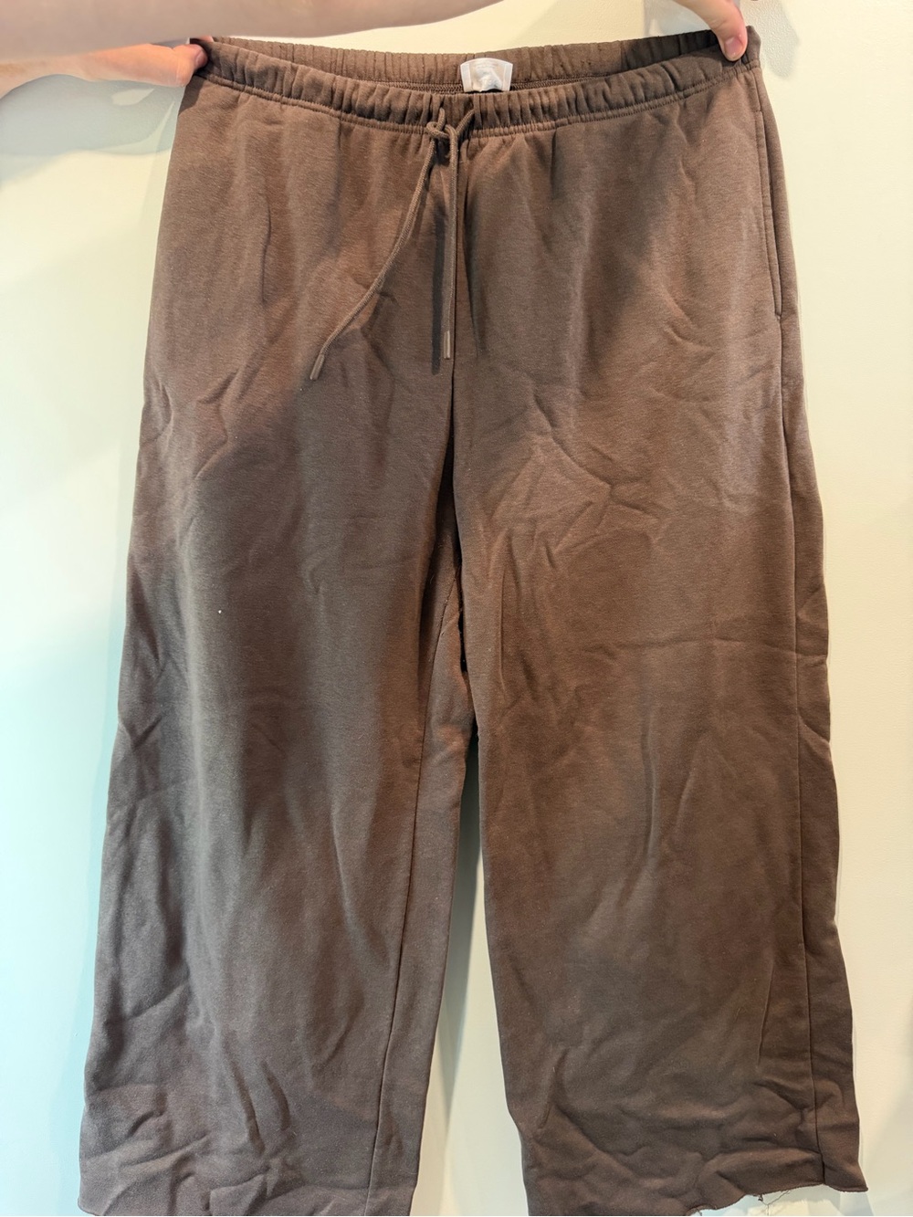 Ardene Brown Cozy Drawstring Sweatpants